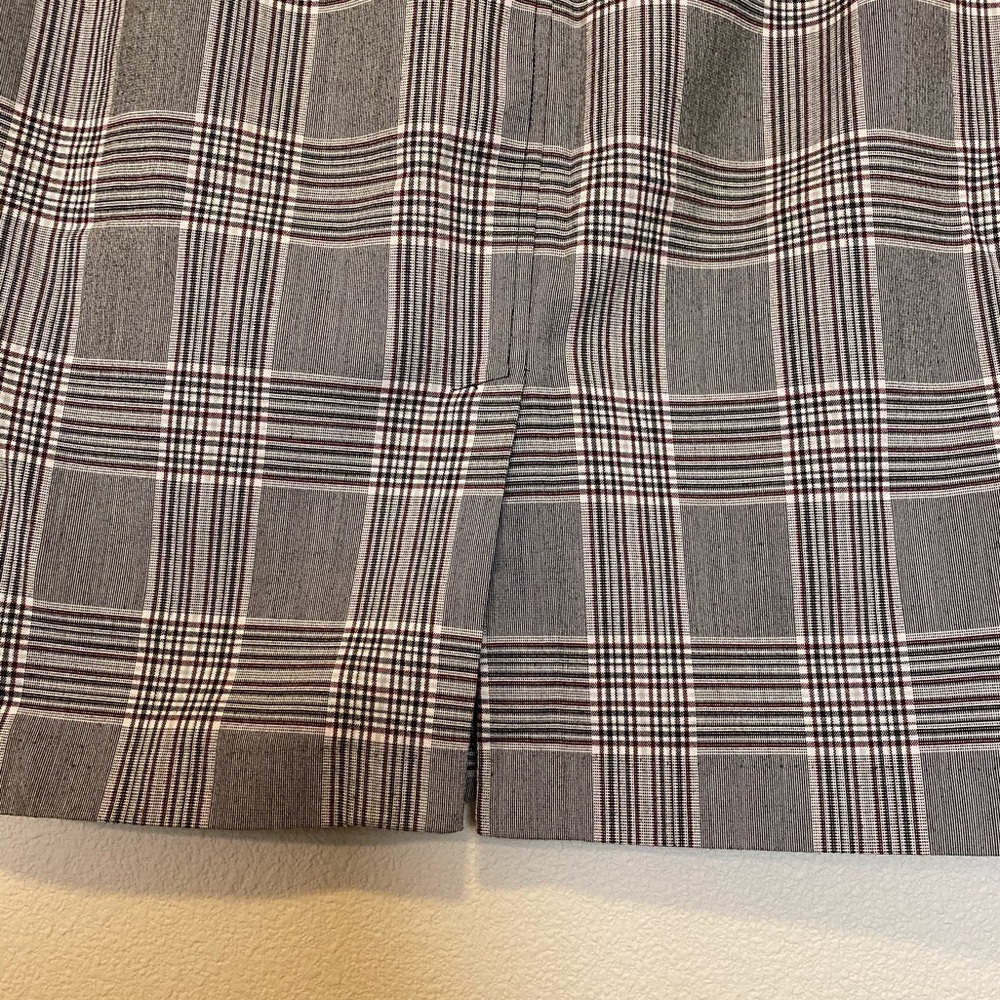 Rampage Vintage Editor Style Plaid Pencil Skirt - Picture 5 of 8